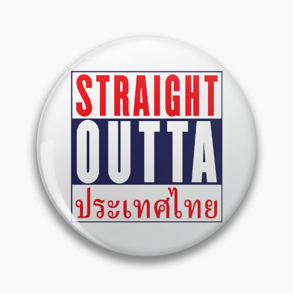 Item preview, Straight Outta Thailand;  designed and sold by StickerApe.