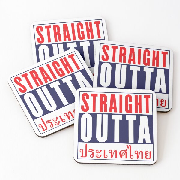 Item preview, Straight Outta Thailand;  designed and sold by StickerApe.