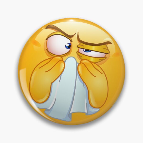 Item preview, Wiping Nose Emoticon designed and sold by Yael Weiss.
