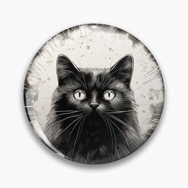 Item preview, Black Cat T-Shirt designed and sold by ArtLus.