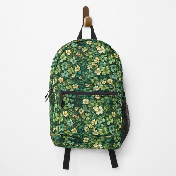 Item preview, Golden Hues Shamrock Bliss - St. Patrick's Day Nature's Touch Seamless Pattern designed and sold by VoyteksDesigns.