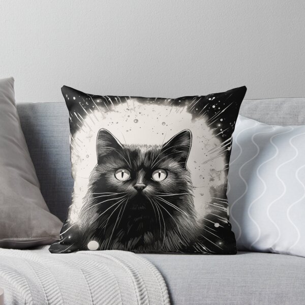 Item preview, Black Cat T-Shirt designed and sold by ArtLus.