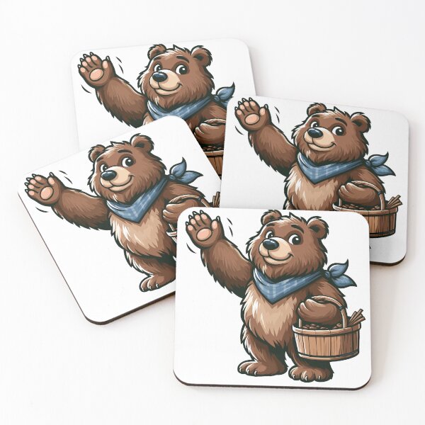 Item preview, Friendly Bear Illustration designed and sold by Pattern-Parade.