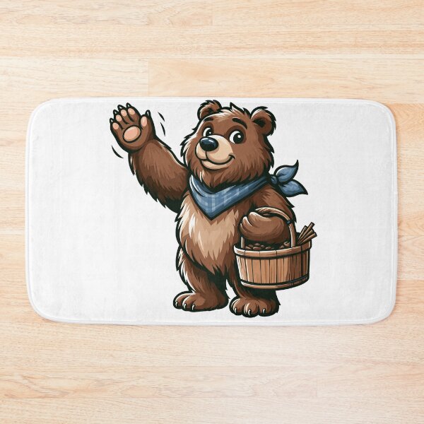 Item preview, Friendly Bear Illustration designed and sold by Pattern-Parade.