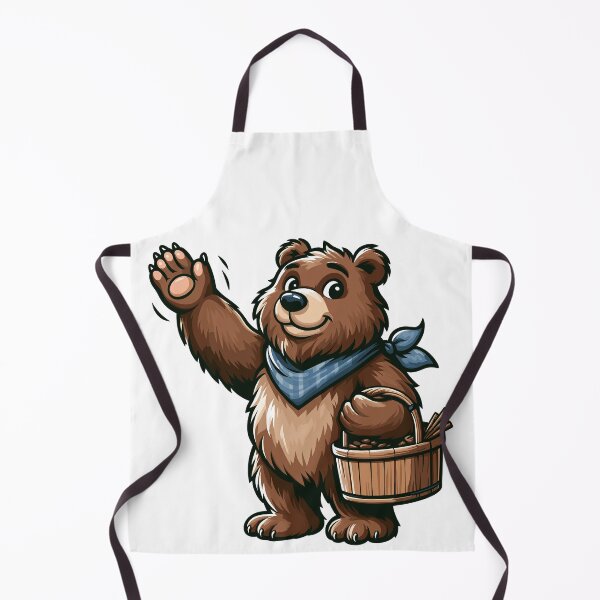 Item preview, Friendly Bear Illustration designed and sold by Pattern-Parade.