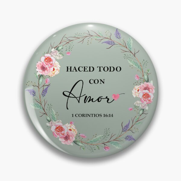 Item preview, Haced todo con amor, spanish bible verse designed and sold by latiendadearyam.