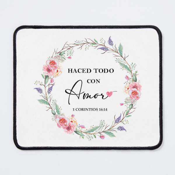 Item preview, Haced todo con amor, spanish bible verse designed and sold by latiendadearyam.