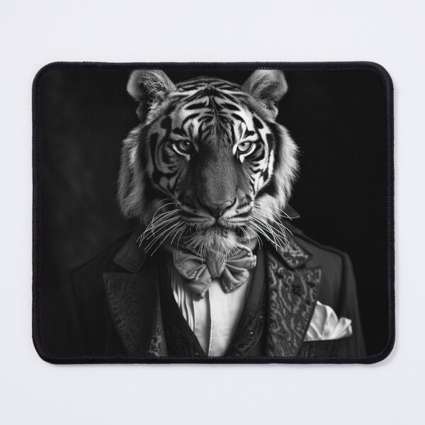 Item preview, Tiger In Victorian Era Suit Gentleman Art designed and sold by redstar19.