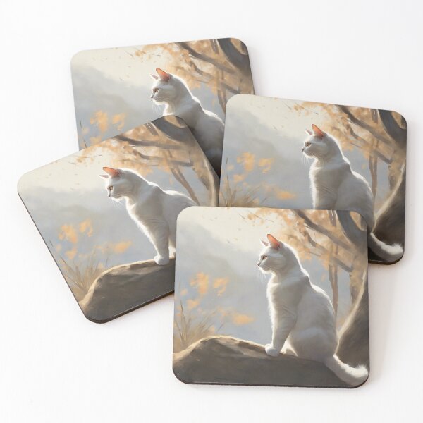 Item preview, White Cat action designed and sold by Vibes-vintage.