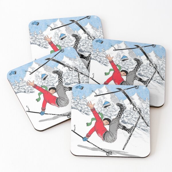 Item preview, Painful skiing  designed and sold by SasaDesignART.