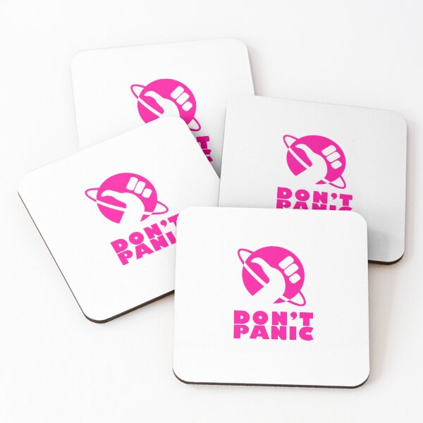Item preview, Don't Panic (Hot Pink) designed and sold by thefandomfiend.