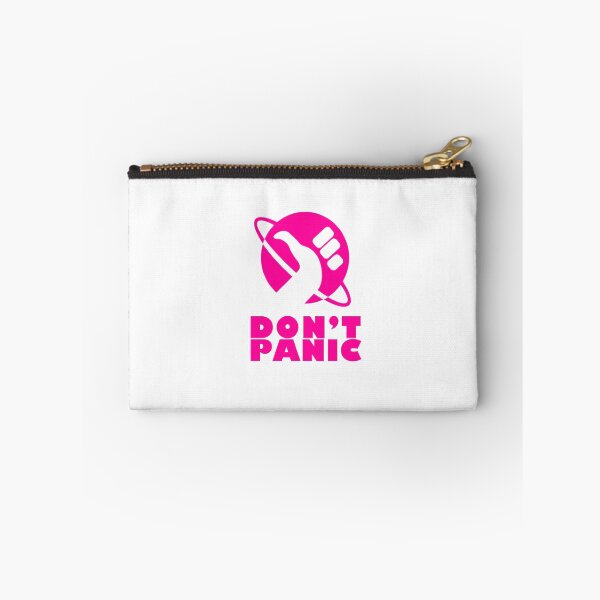 Item preview, Don't Panic (Hot Pink) designed and sold by thefandomfiend.