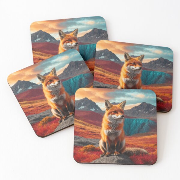 Item preview, Contemporary Fox Wilderness designed and sold by Enchanting Art Vista.