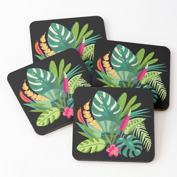 Item preview, Bouquet of wild plants - tropical leaves and flowers designed and sold by desinganddecor.