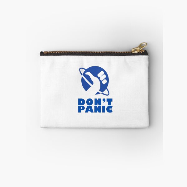 Item preview, Don't Panic (Dark Blue) designed and sold by thefandomfiend.
