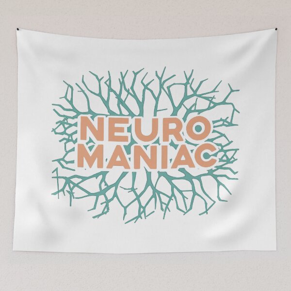 Item preview, Neuromaniac Neuroscience lover neurofreak designed and sold by Szkicerka.