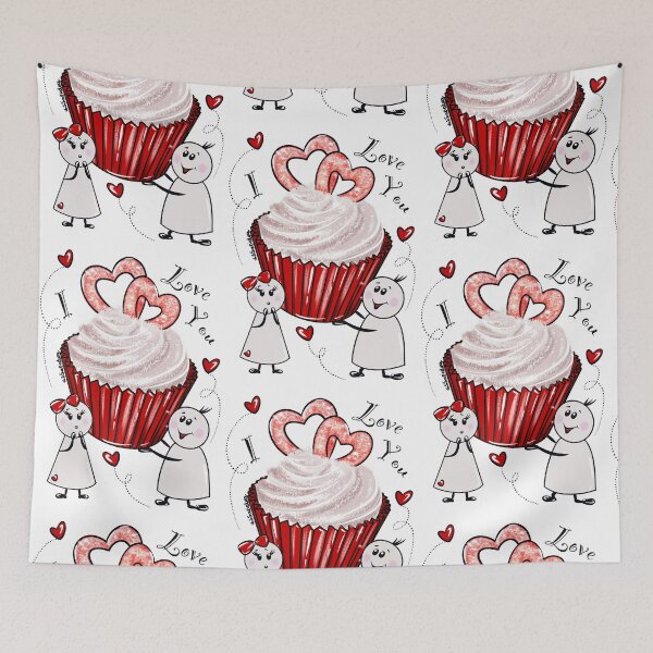 Item preview,  Love and cupcake designed and sold by wwwariatka.