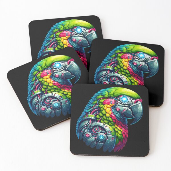 Item preview, Cyber Parrot designed and sold by ghastlygraphix.