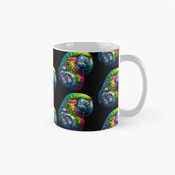 Item preview, Cyber Parrot designed and sold by ghastlygraphix.