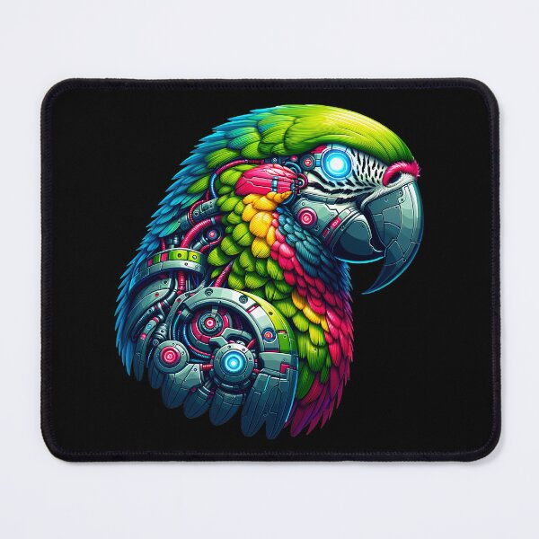 Item preview, Cyber Parrot designed and sold by ghastlygraphix.