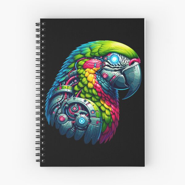 Item preview, Cyber Parrot designed and sold by ghastlygraphix.