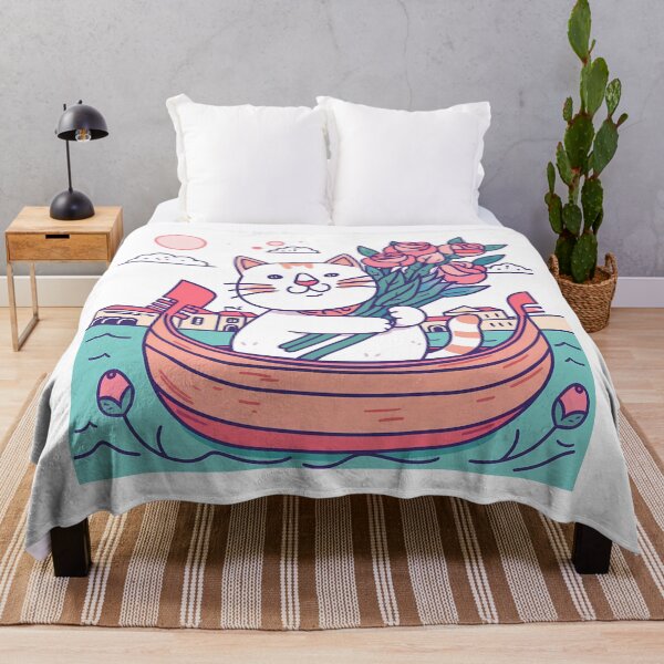 Item preview, Rose-Bearing Cat in Gondola designed and sold by NatureStyle555.
