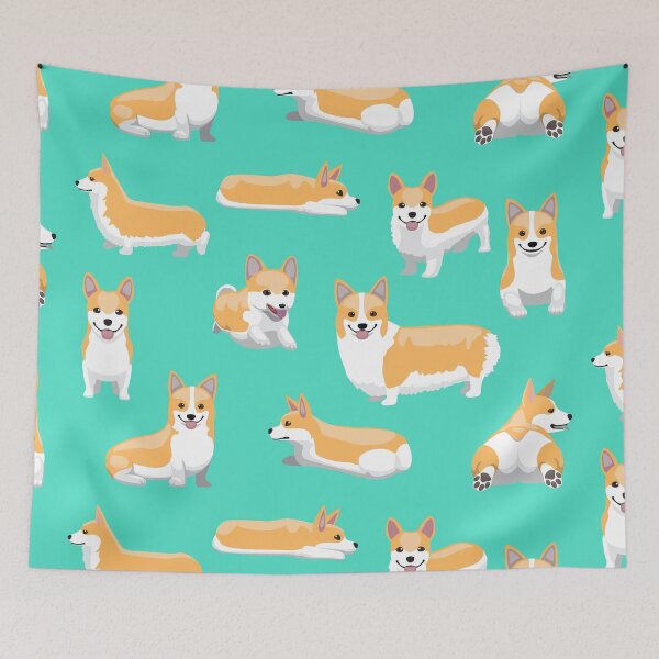 Item preview, Perro Pembroke Welsh Corgi Light Fawn Pattern designed and sold by SUPERHERON.