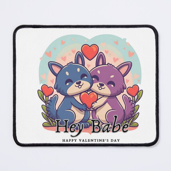 Item preview, Hey Babe Happy valentine's day designed and sold by SrumbleArt.