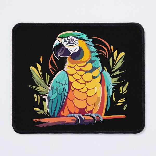 Item preview, Colorful parrot from tropical forests designed and sold by desinganddecor.
