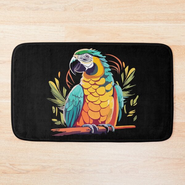 Item preview, Colorful parrot from tropical forests designed and sold by desinganddecor.
