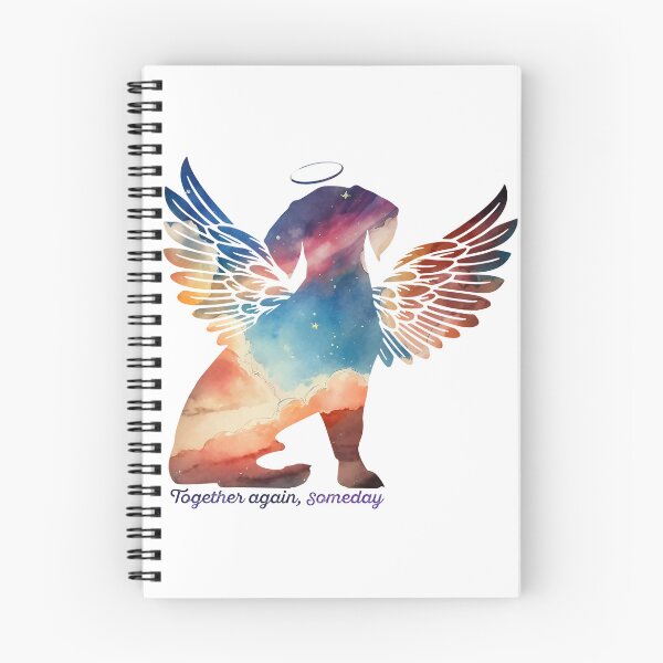 Item preview, Beagle Angel Wings Rainbow Bridge Pet Loss keepsakes designed and sold by ElizInspires.