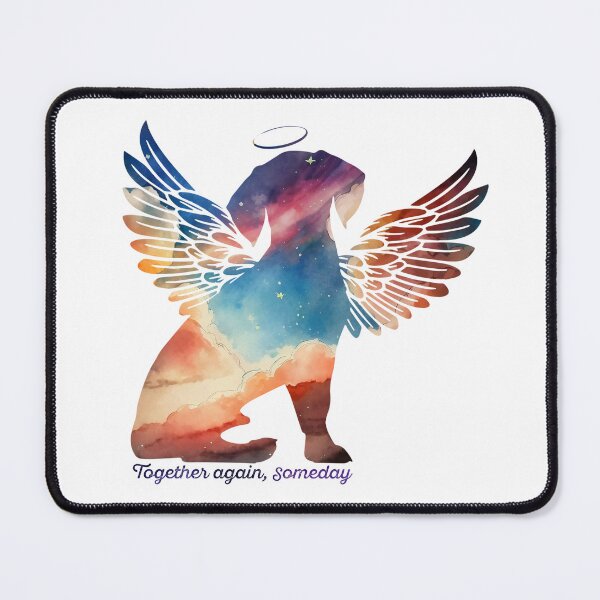 Item preview, Beagle Angel Wings Rainbow Bridge Pet Loss keepsakes designed and sold by ElizInspires.