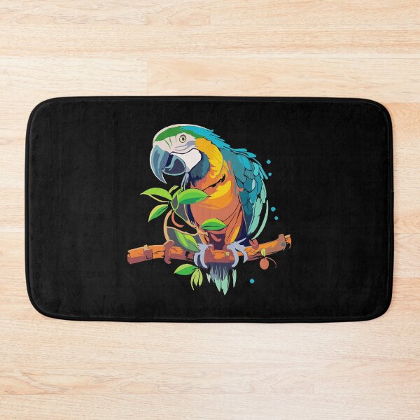 Item preview, Colorful parrot from tropical forests designed and sold by desinganddecor.