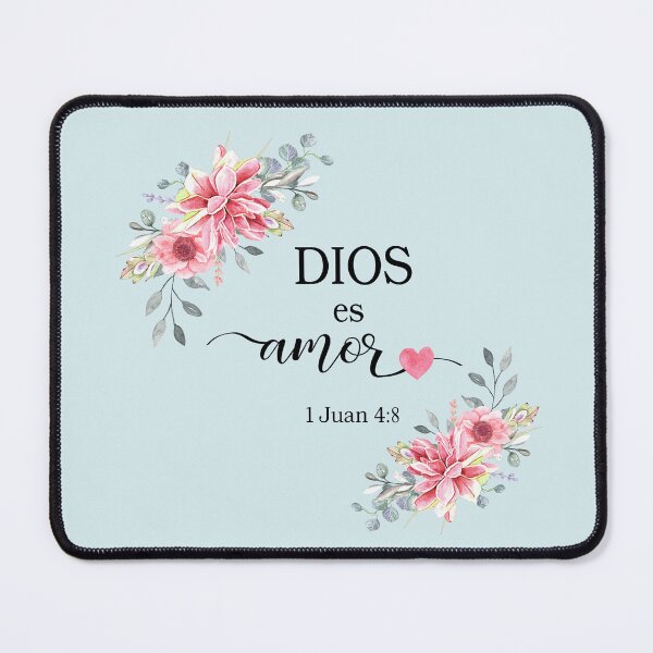 Item preview, Dios es amor, spanish bible verse designed and sold by latiendadearyam.