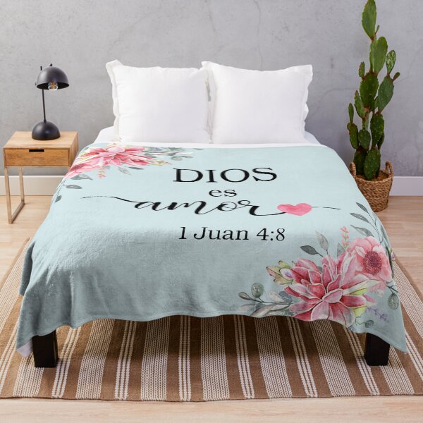 Item preview, Dios es amor, spanish bible verse designed and sold by latiendadearyam.