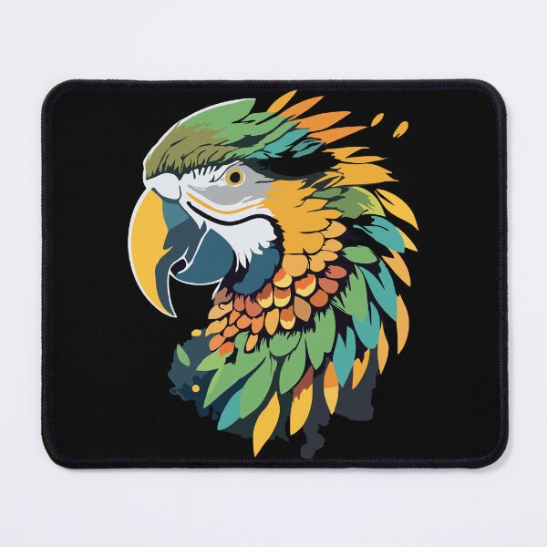 Item preview, Colorful parrot from tropical forests designed and sold by desinganddecor.