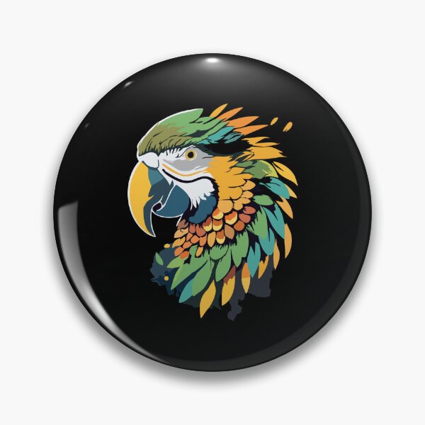 Item preview, Colorful parrot from tropical forests designed and sold by desinganddecor.