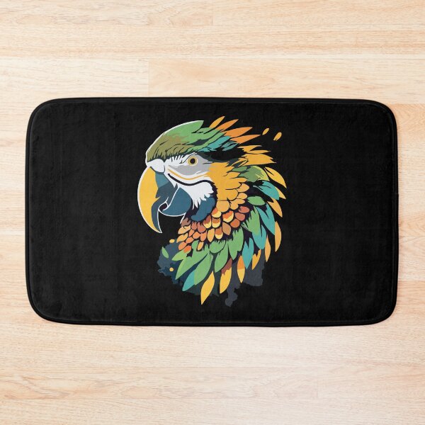 Item preview, Colorful parrot from tropical forests designed and sold by desinganddecor.