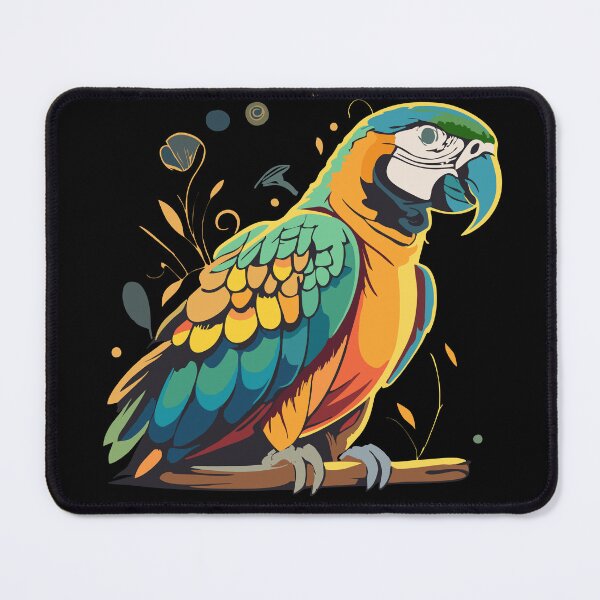 Item preview, Colorful parrot from tropical forests designed and sold by desinganddecor.