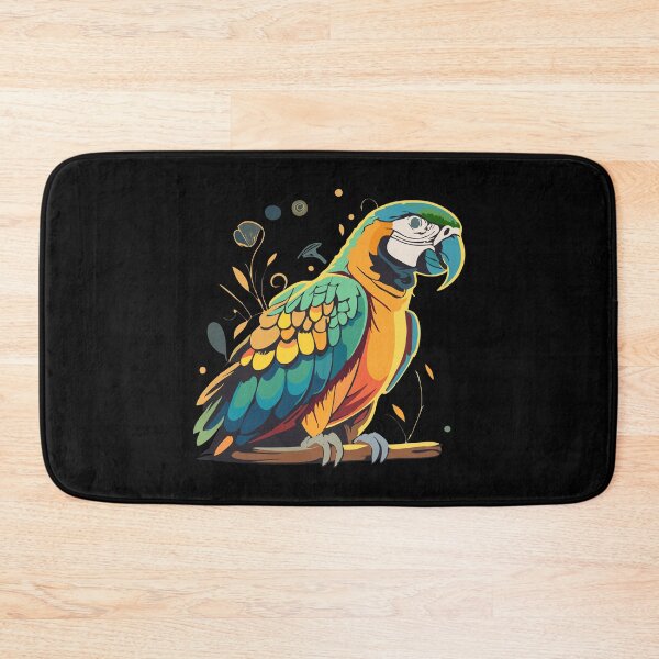 Item preview, Colorful parrot from tropical forests designed and sold by desinganddecor.
