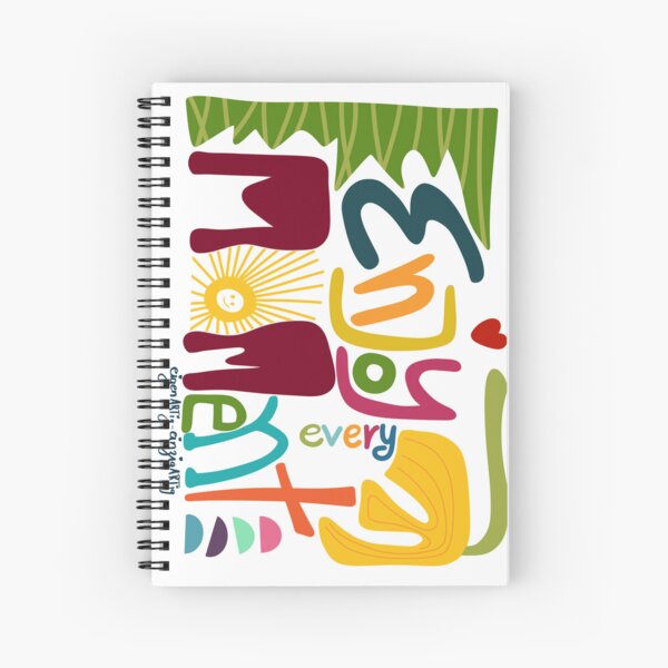 Item preview, enjoy every moment, colorful, cheerful, colorful, happy designed and sold by eigenart-sylvia.
