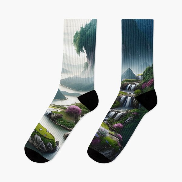 Item preview, Mystic Tapestry: A Harmony of Chinese Landscapes and Imagined Realms designed and sold by joejiing.