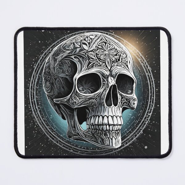 Item preview, Dark celestial skull head designed and sold by Tomi Robert.