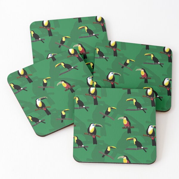 Item preview, Bird Choco Toucan Cartoon Pattern designed and sold by SUPERHERON.