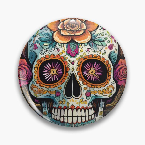 Item preview, Dia de los muertos skull head designed and sold by Tomi Robert.