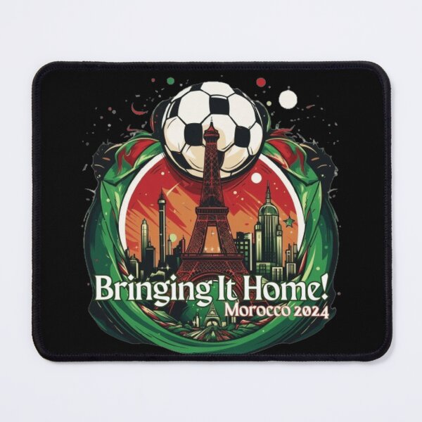 Item preview, Morocco "Bringing it Home" Soccer Paris 2024 Fan Art 2 designed and sold by StuartGraceShop.