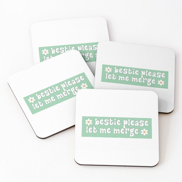 Item preview, Bestie Please Let Me Merge Funny Meme Bumper designed and sold by BUMPER-STICKERS.
