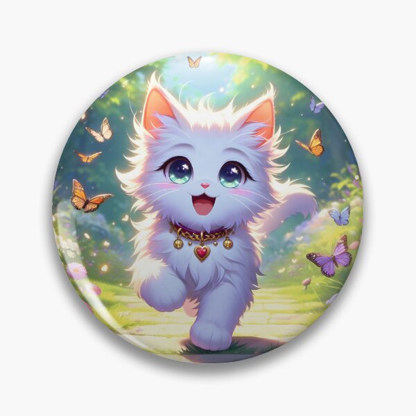 Item preview, Cat with Butterflies designed and sold by BD-LLC.