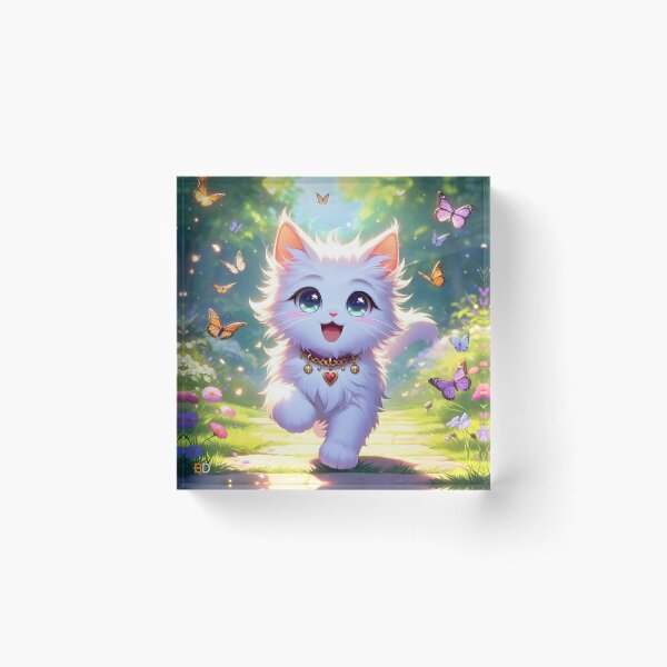 Item preview, Cat with Butterflies designed and sold by BD-LLC.