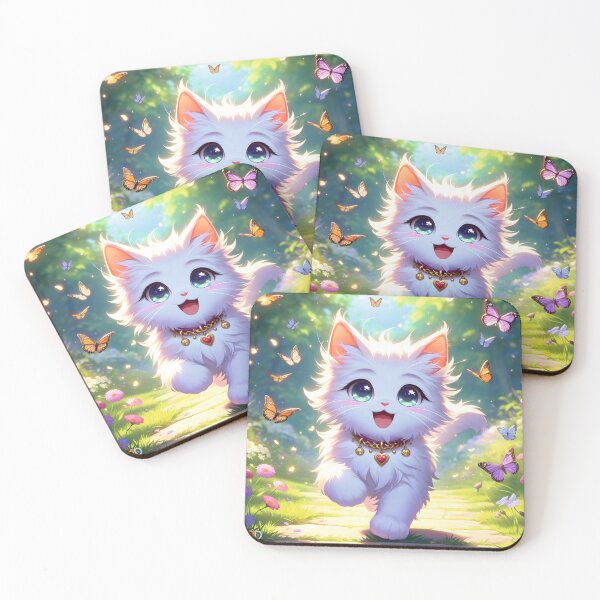 Item preview, Cat with Butterflies designed and sold by BD-LLC.